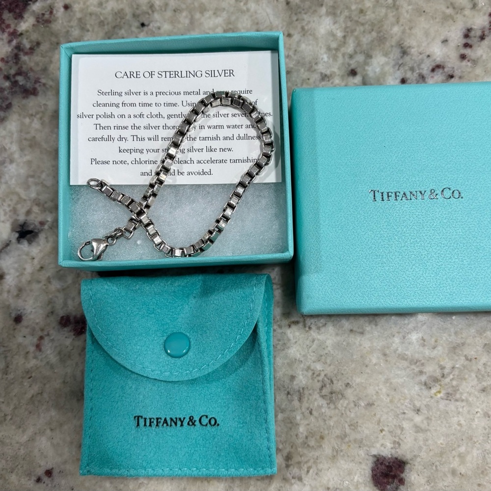 Tiffany & Co. Silver Venetian Chain Bracelet